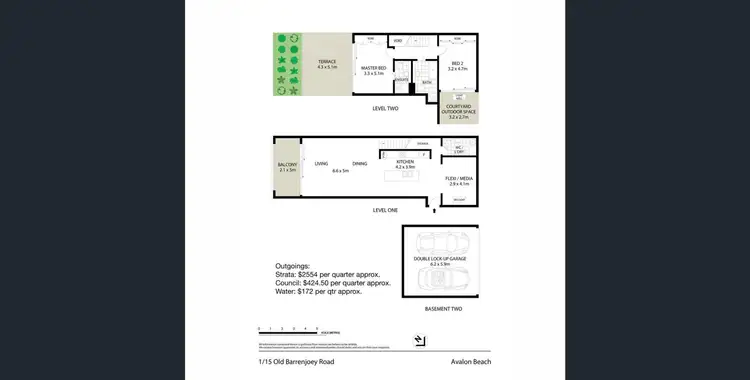 Floorplan of Homely apartment listing, 1/15 Old Barrenjoey Road, Avalon Beach NSW 2107