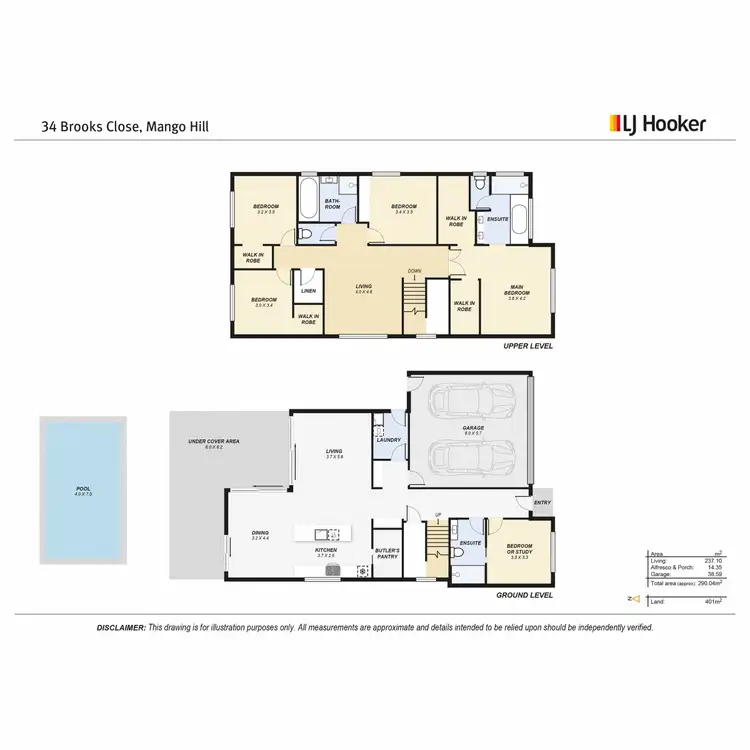 Floorplan of Homely house listing, 34 Brooks Close, Mango Hill QLD 4509