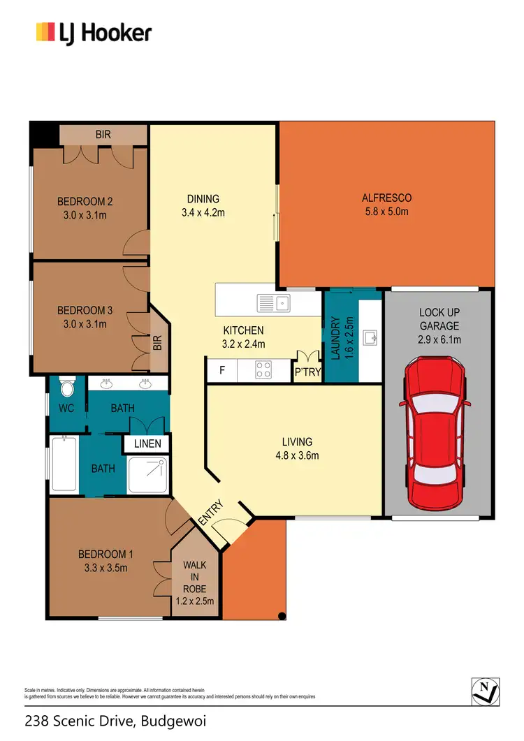 Floorplan of Homely house listing, 238 Scenic Drive, Budgewoi NSW 2262