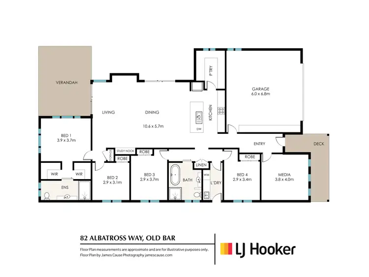 Floorplan of Homely house listing, 82 Albatross Way, Old Bar NSW 2430