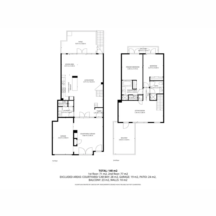 Floorplan of Homely unit listing, 10/5 Westview Parade, Wannanup WA 6210