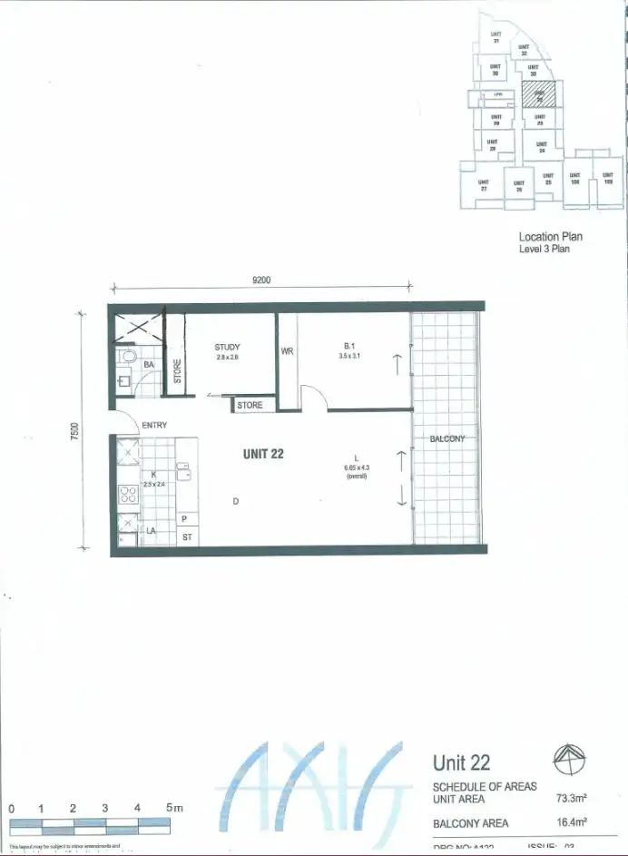 Floorplan of Homely apartment listing, 22/1 Mouat Street, Lyneham ACT 2602
