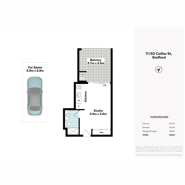 Floorplan of Homely apartment listing, 11/50 Collier Street, Stafford QLD 4053