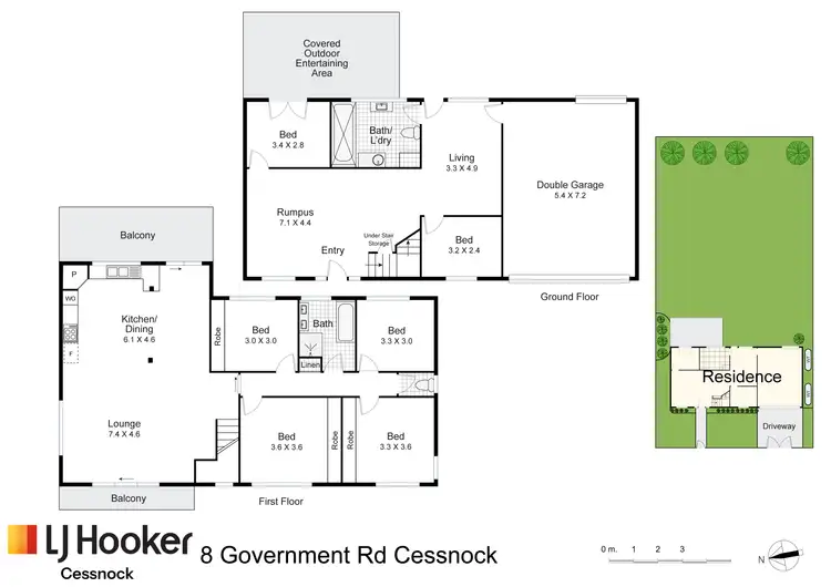 Floorplan of Homely house listing, 8 Government Road, Cessnock NSW 2325