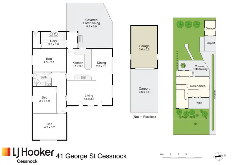 Floorplan of Homely house listing, 41 George Street, Cessnock NSW 2325