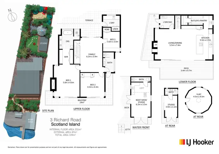 Floorplan of Homely house listing, 3 Richard Road, Scotland Island NSW 2105