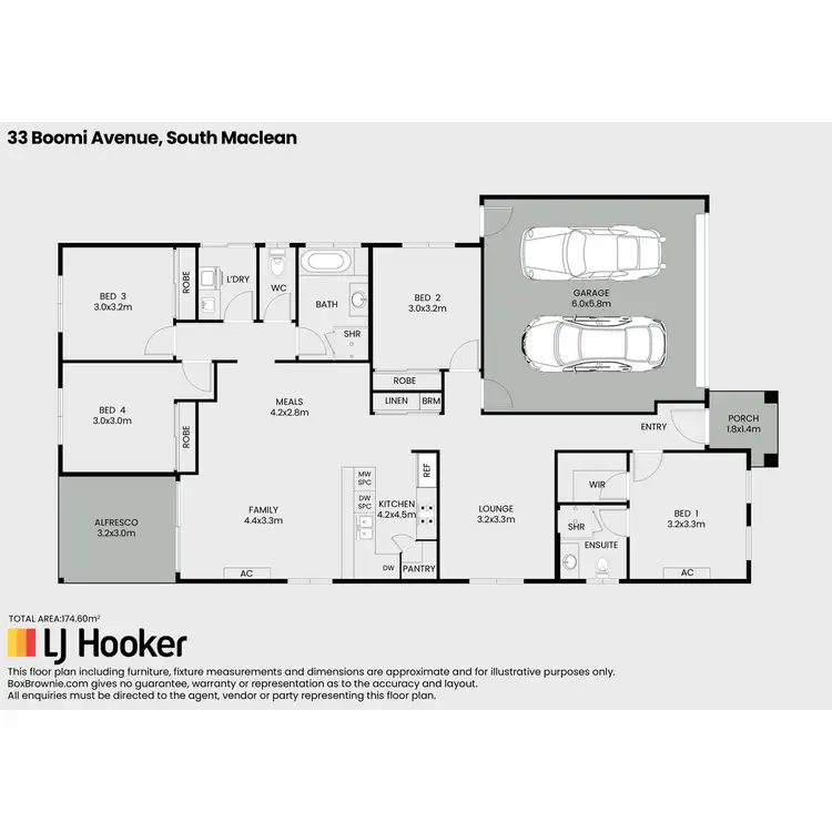 Floorplan of Homely house listing, 33 Boomi Avenue, South Maclean QLD 4280