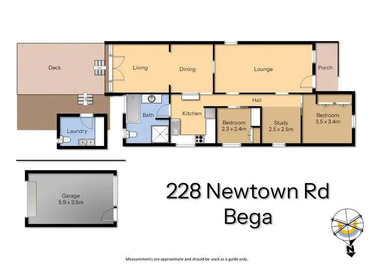 Floorplan of Homely house listing, 228 Newtown Road, Bega NSW 2550