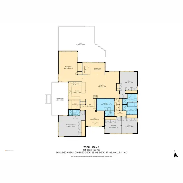 Floorplan of Homely house listing, 1 Carmona Drive, Forster NSW 2428