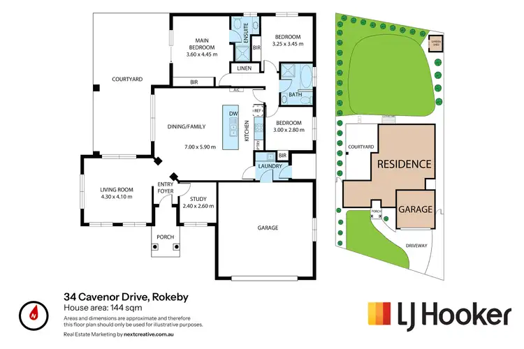 Floorplan of Homely house listing, 34 Cavenor Drive, Rokeby TAS 7019