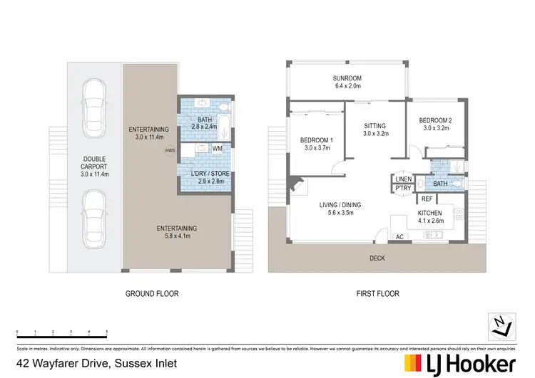 Floorplan of Homely house listing, 42 Wayfarer Drive, Sussex Inlet NSW 2540