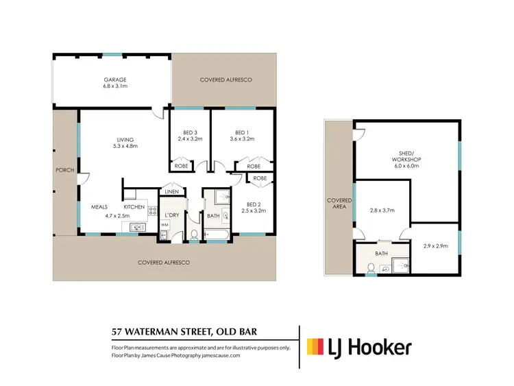 Floorplan of Homely house listing, 57 Waterman Street, Old Bar NSW 2430