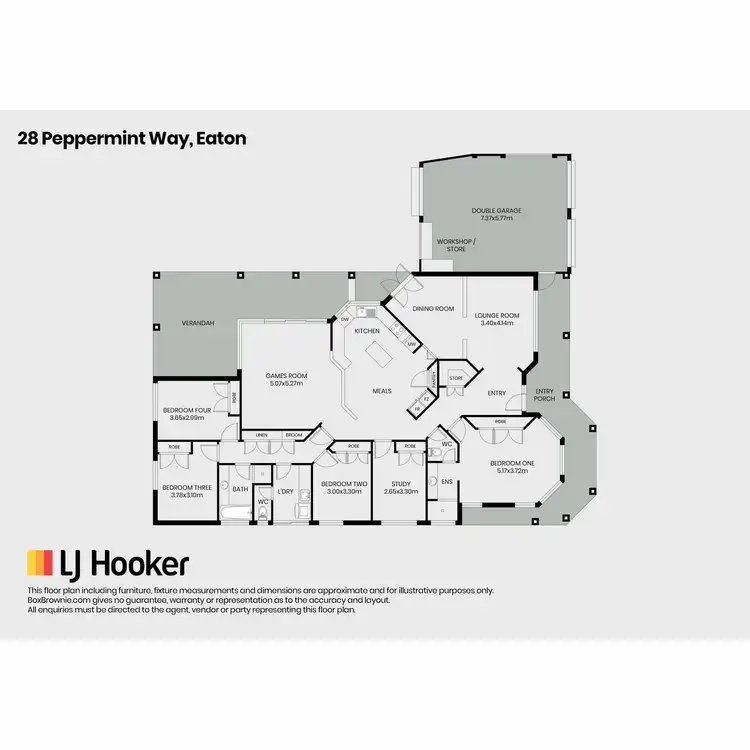 Floorplan of Homely house listing, 28 Peppermint Way, Eaton WA 6232