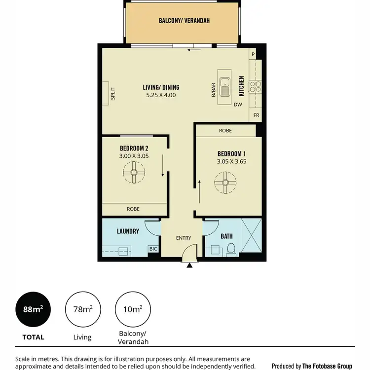 Floorplan of Homely house listing, 10/30 Metro Parade, Mawson Lakes SA 5095