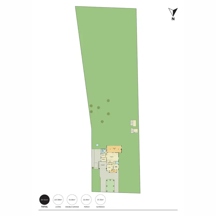 Floorplan of Homely house listing, 22 Tatura Avenue, Two Wells SA 5501