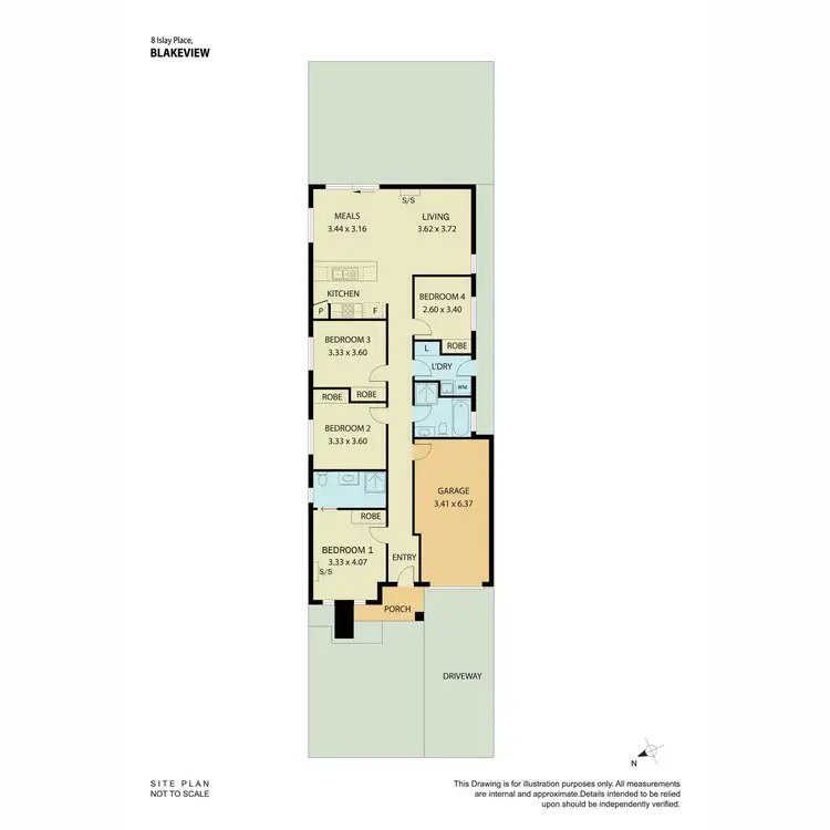 Floorplan of Homely house listing, 8 Islay Place, Blakeview SA 5114