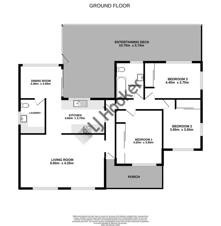 Floorplan of Homely house listing, 69 Anderson Drive, Tarro NSW 2322