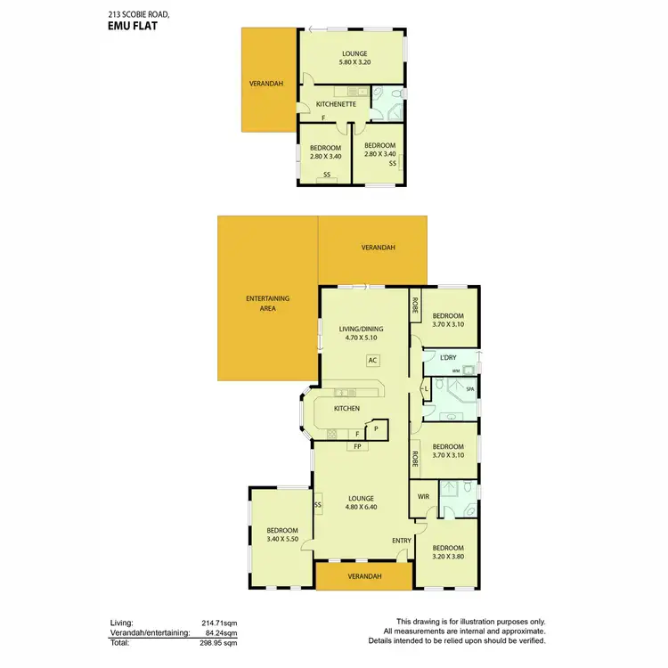 Floorplan of Homely house listing, 213 Scobie Road, Emu Flat SA 5453