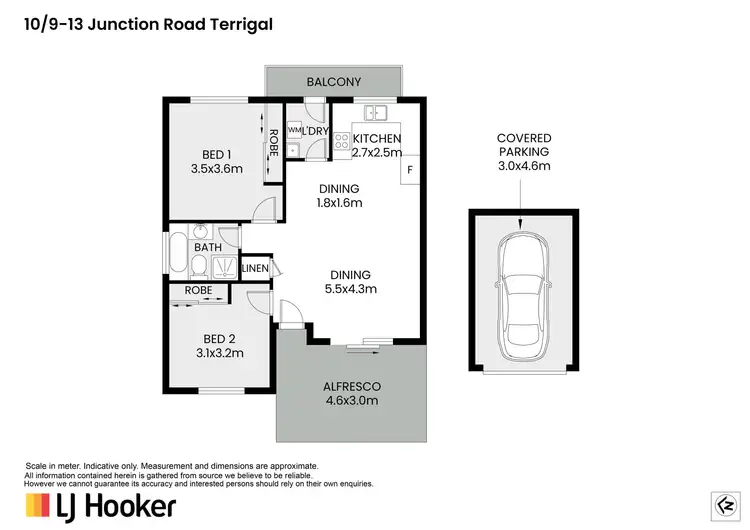 Floorplan of Homely unit listing, 10/9-13 Junction Road, Terrigal NSW 2260