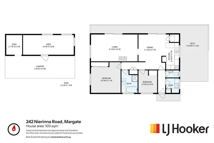 Floorplan of Homely house listing, 242 Nierinna Road, Margate TAS 7054