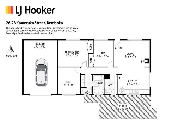 Floorplan of Homely house listing, 26-28 Kameruka Street, Bemboka NSW 2550
