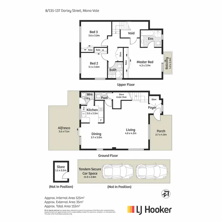 Floorplan of Homely townhouse listing, 8/135-137 Darley Street, Mona Vale NSW 2103