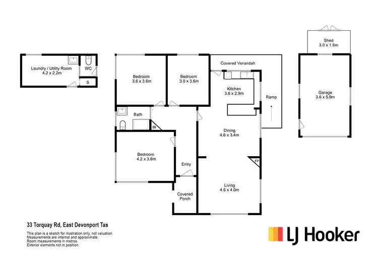 Floorplan of Homely house listing, 33 Torquay Road, East Devonport TAS 7310