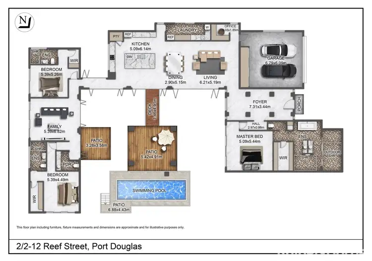 Floorplan of Homely house listing, 2/2-12 Reef Street, Port Douglas QLD 4877