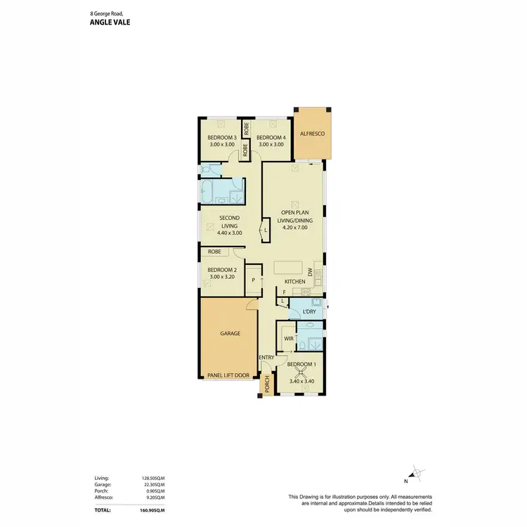 Floorplan of Homely house listing, 5 George Road, Angle Vale SA 5117