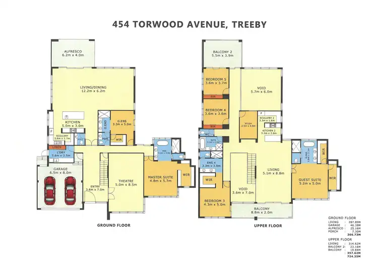 Floorplan of Homely house listing, 454 Torwood Avenue, Treeby WA 6164