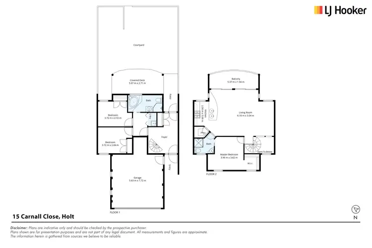 Floorplan of Homely house listing, 15 Carnall Close, Holt ACT 2615