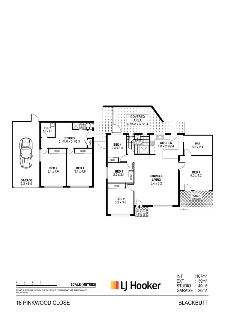 Floorplan of Homely house listing, 16 Pinkwood Place, Blackbutt NSW 2529