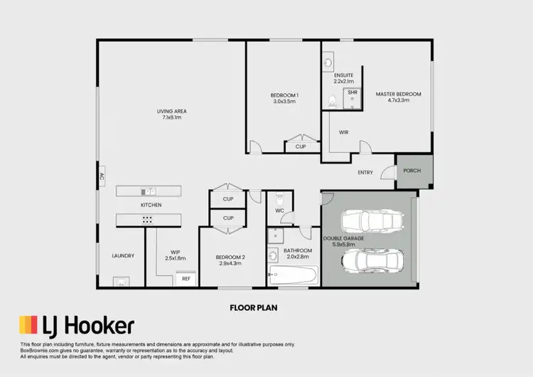 Floorplan of Homely house listing, 19C Maude Street, Lucknow VIC 3875