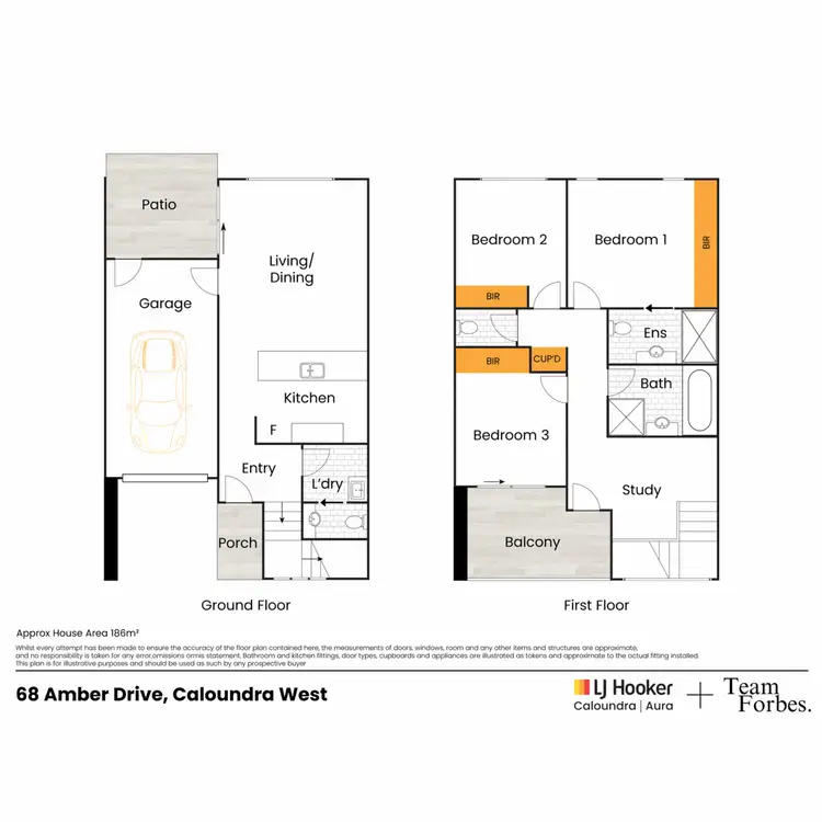 Floorplan of Homely house listing, 68 Amber Drive, Caloundra West QLD 4551