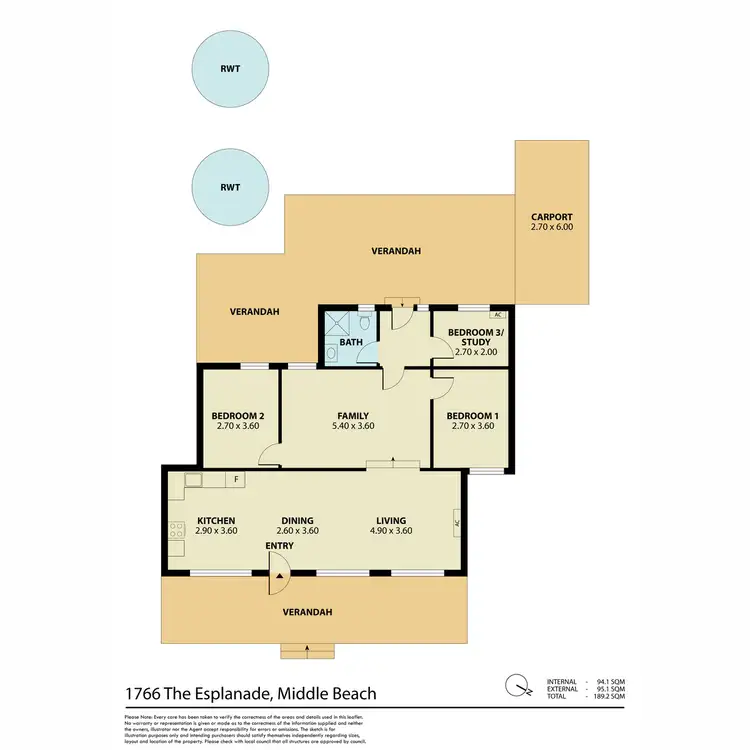 Floorplan of Homely house listing, 1766 The Esplanade, Middle Beach SA 5501