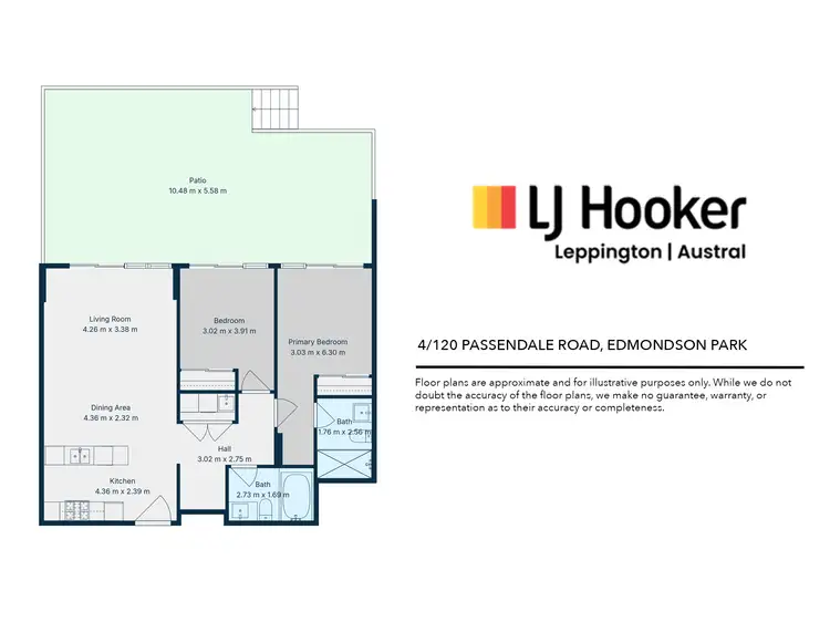 Floorplan of Homely apartment listing, Unit 4/120 Passendale Road, Edmondson Park NSW 2174