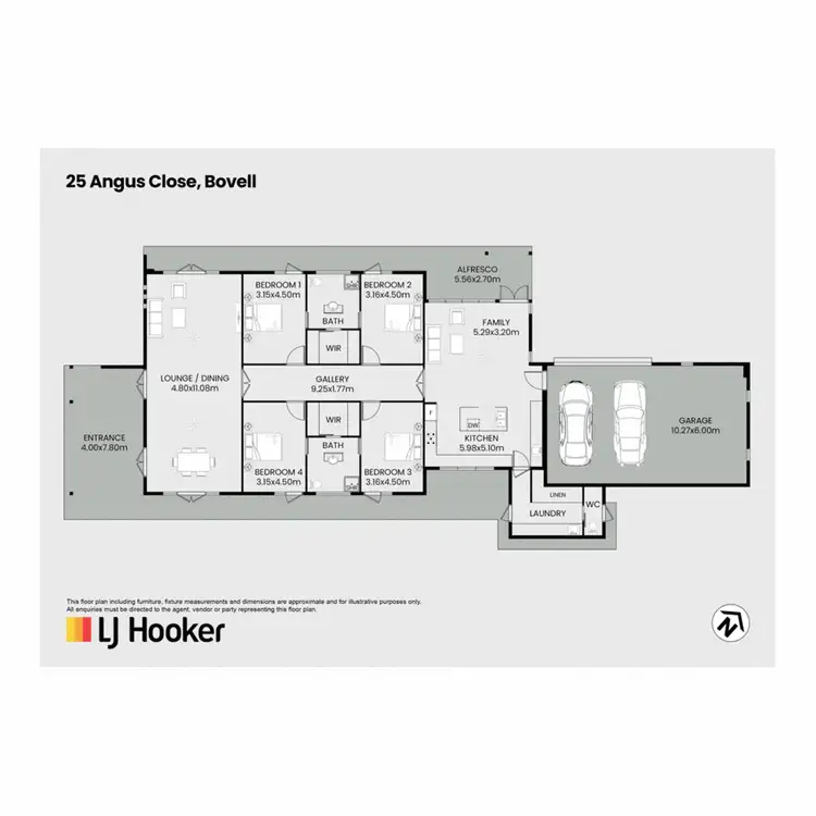 Floorplan of Homely house listing, 25 Angus Close, Bovell WA 6280