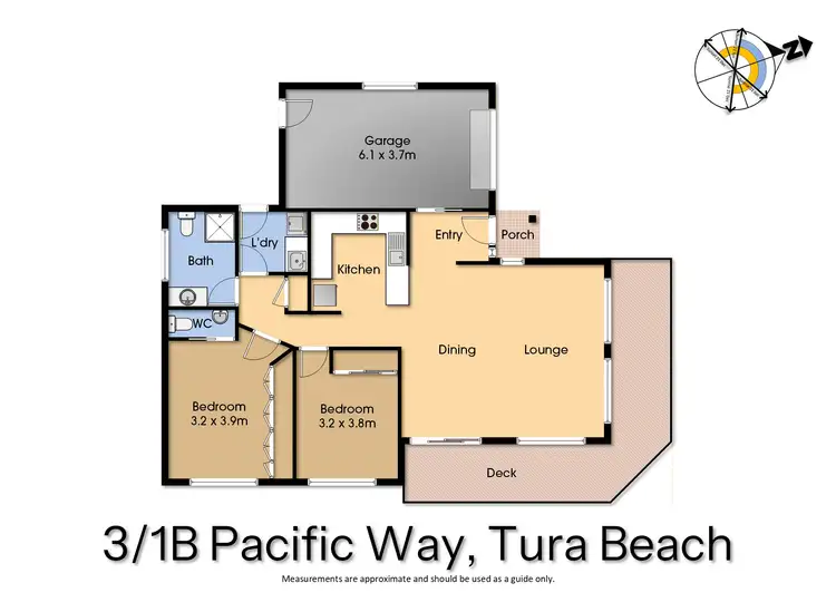 Floorplan of Homely unit listing, 3/1B Golf Circuit, Tura Beach NSW 2548