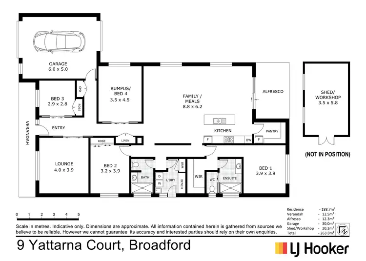 Floorplan of Homely house listing, 9 Yattarna Court, Broadford VIC 3658