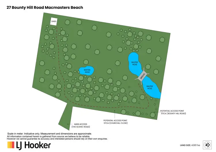 Floorplan of Homely land listing, 27 Bounty Hill Road, Macmasters Beach NSW 2251
