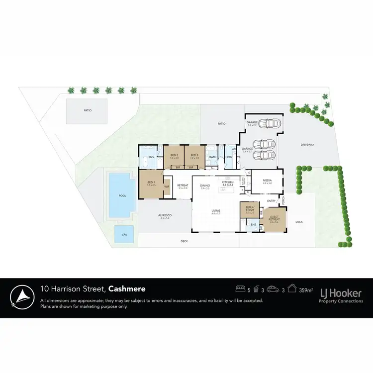 Floorplan of Homely house listing, 10 Harrison Street, Cashmere QLD 4500