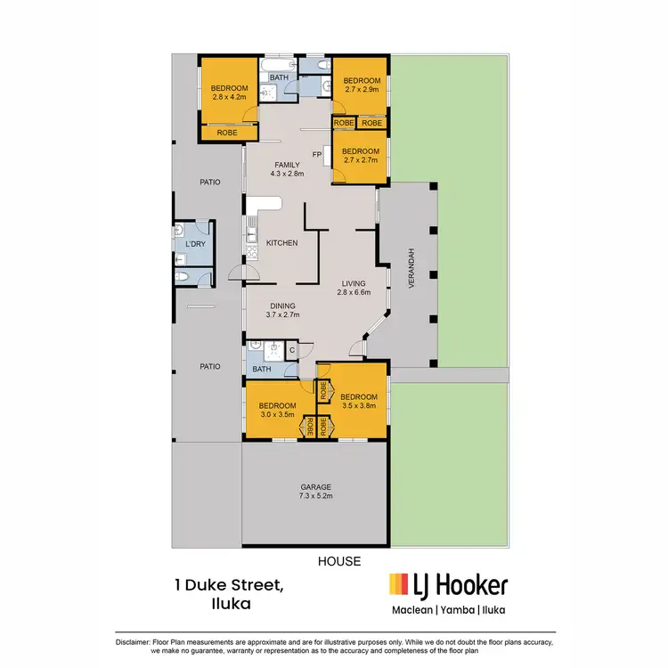 Floorplan of Homely house listing, 1 Duke Street, Iluka NSW 2466