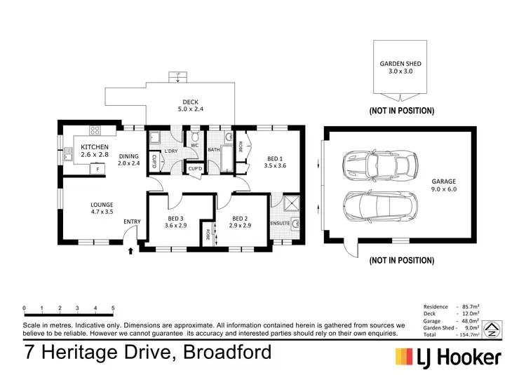 Floorplan of Homely house listing, 7 Heritage Drive, Broadford VIC 3658
