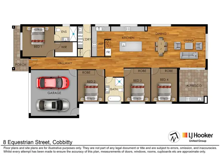 Floorplan of Homely house listing, 8 Equestrian Street, Cobbitty NSW 2570