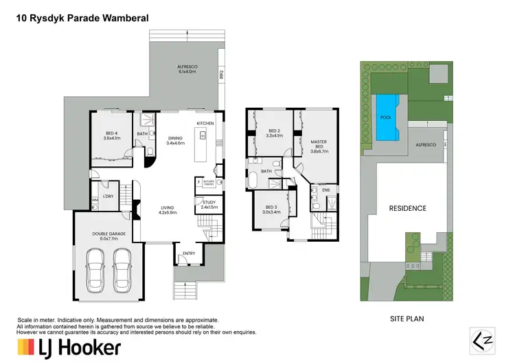 Floorplan of Homely house listing, 10 Rysdyk Parade, Wamberal NSW 2260
