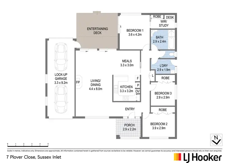 Floorplan of Homely house listing, 7 Plover Close, Sussex Inlet NSW 2540