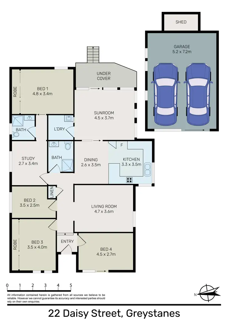 Floorplan of Homely house listing, 22 Daisy Street, Greystanes NSW 2145