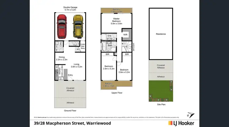Floorplan of Homely townhouse listing, 39/28 Macpherson Street, Warriewood NSW 2102