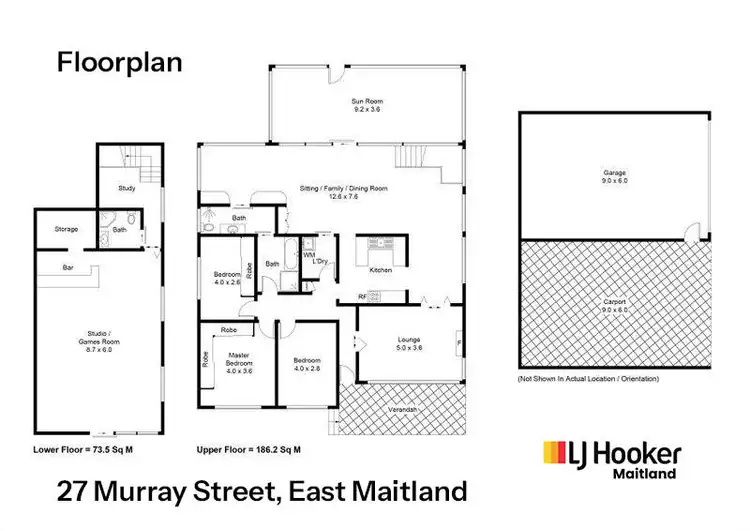 Floorplan of Homely house listing, 27 Murray Street, East Maitland NSW 2323