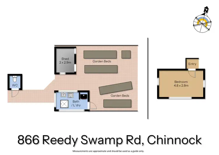 Floorplan of Homely rural property listing, 866 Reedy Swamp Road, Chinnock NSW 2550